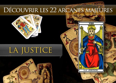 Tarot découvrir les arcanes : La Justice